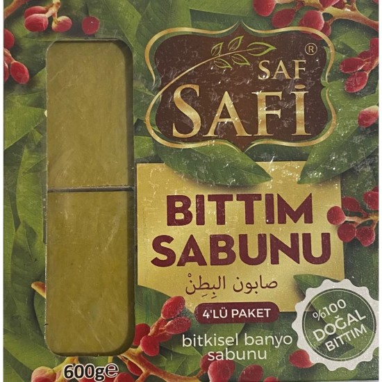 Safsafi Bıttım Sabunu 4'lü Kutu 640g