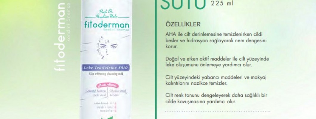 Fitoderman Leke Temizleme Sütü