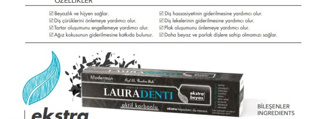 Fitoderman Lauradenti Aktif Karbonlu Diş Macunu