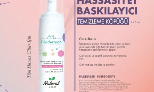 Fitoderman Hassasiyet Baskılayıcı Temizleme Köpüğü